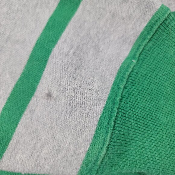 Vtg American Eagle shirt rugby polo men's size XL green grey retro stripe collar - Picture 9 of 10
